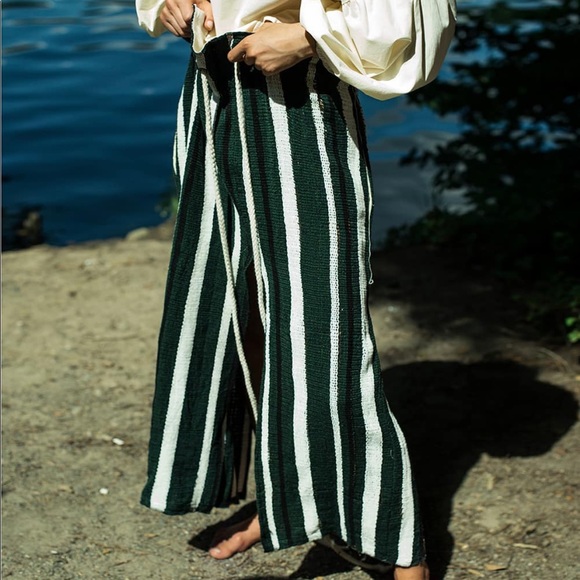 Handmade Split Skirt by Luna del Pinal S M - Picture 1 of 9